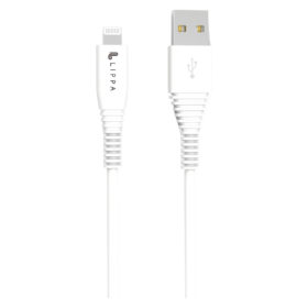 Lippa USB-A til MFi Lightning kabel 2m til Apple iPhone, Hvid