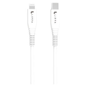 Lippa USB-C til MFi Lightning kabel 2m til Apple iPhone, Hvid