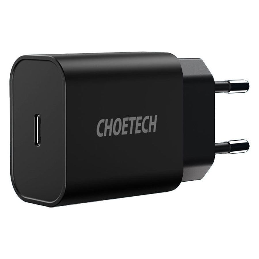 Choetech 20W USB-C PD Oplader, Sort