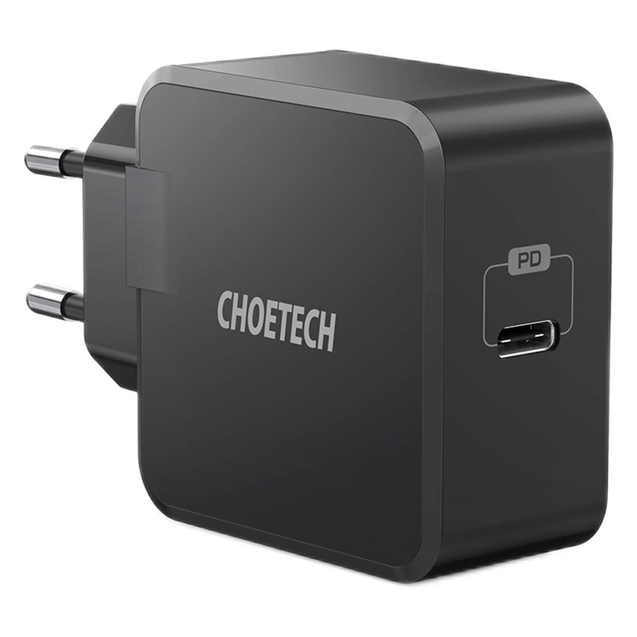 Billede af Choetech 30W USB-C PD Oplader, Sort hos Powerbanken.dk