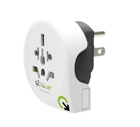 Q2Power World to USA Rejseadapter