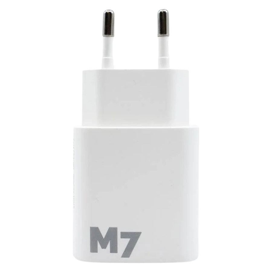 M7 20W USB-C PD Oplader, hvid