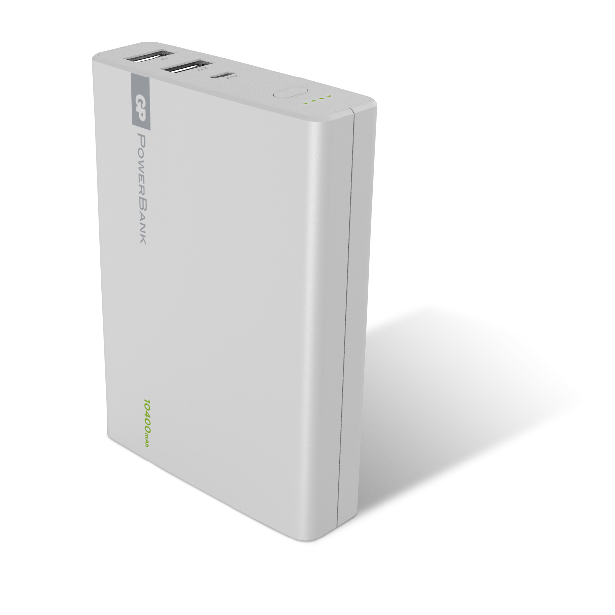 GP Powerbank Yolo 10.400 mAh, Hvid