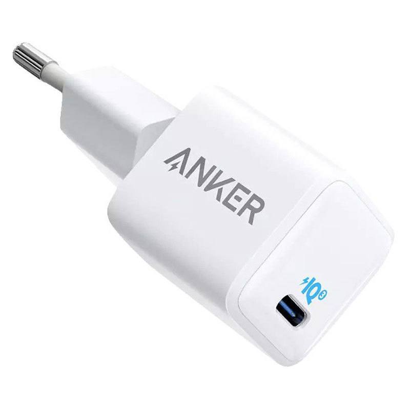 Billede af Anker PowerPort III Nano 20W USB-C PD Oplader, Hvid