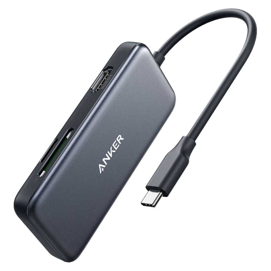 Billede af Anker Premium 5-i-1 USB-C HUB, Space Grey