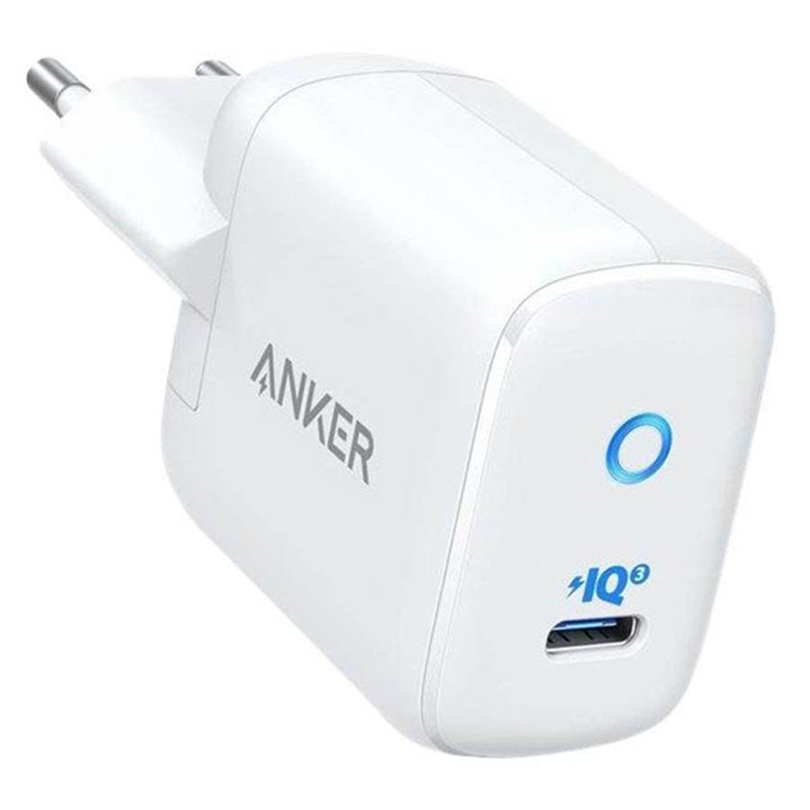 Anker PowerPort III Mini, oplader m. USB-C 30W, Hvid