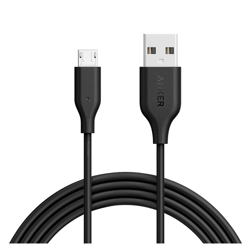 Anker Powerline Micro USB 1.8 m kabel, Black