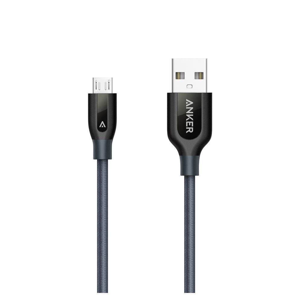 Billede af Anker Powerline+ Micro USB 0.9 m kabel, Space Grey