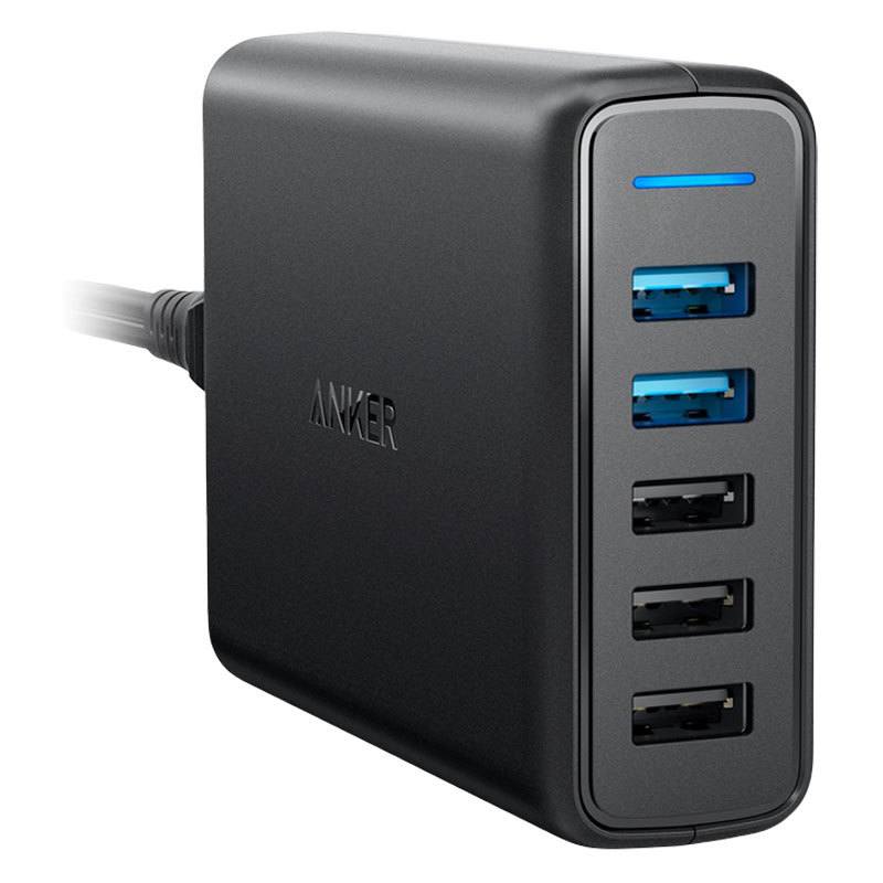 Billede af Anker PowerPort Speed 5-port USB charger 2 x quick charge