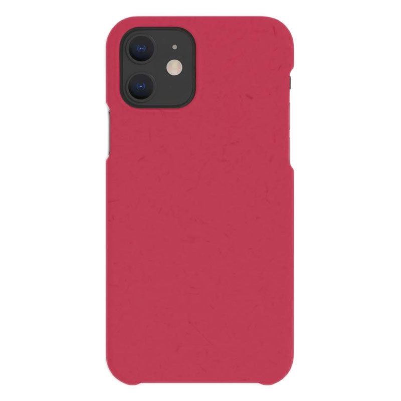 Se A Good Company iPhone 12 Mini Miljøvenligt Cover, Pomegranate Red hos Powerbanken.dk