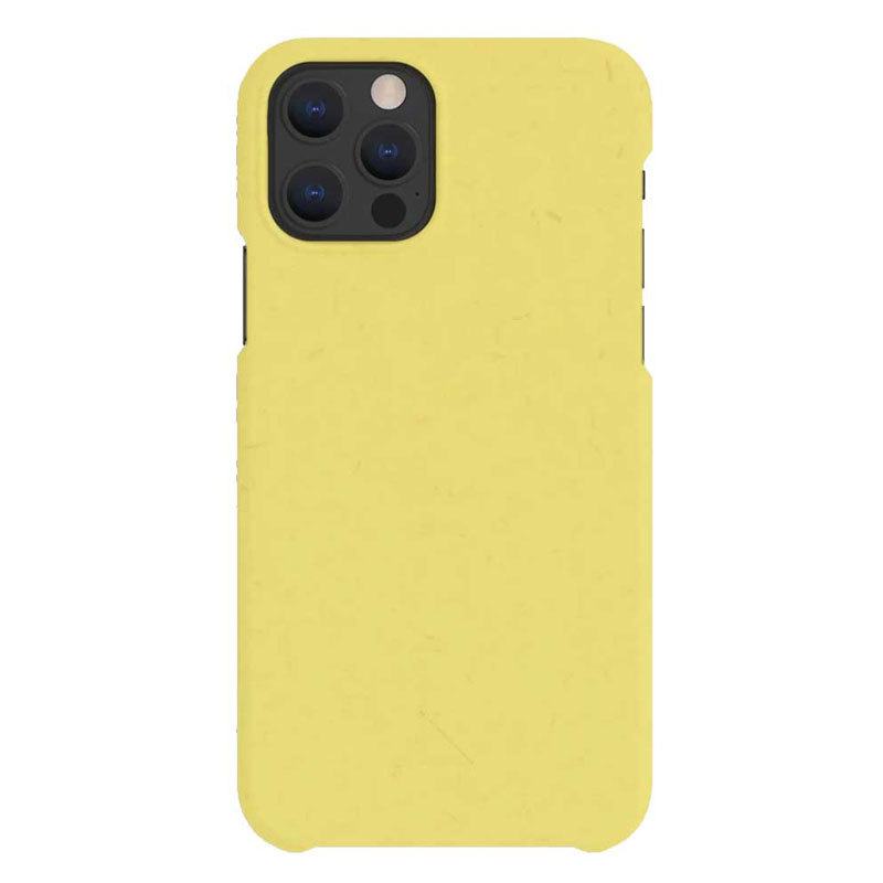 Se A Good Company iPhone 12/12 Pro Miljøvenligt Cover, Yellow Neon hos Powerbanken.dk