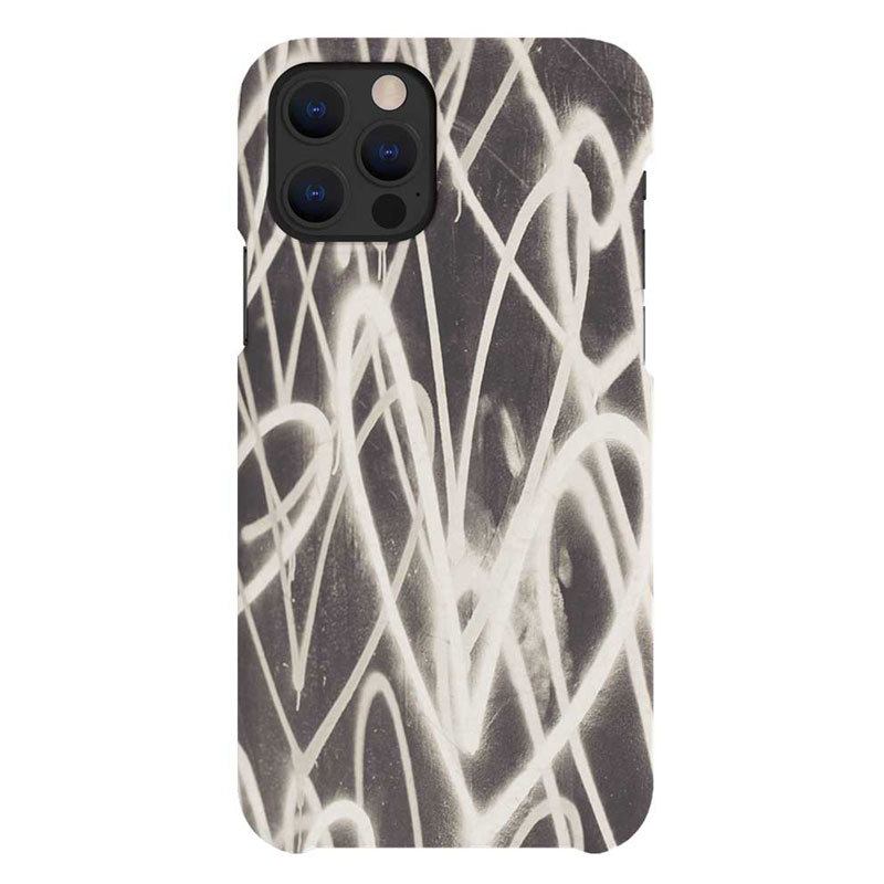 A Good Company iPhone 12/12 Pro Miljøvenligt Cover, Grafitti