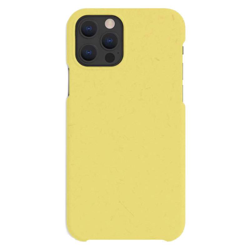 Se A Good Company iPhone 12 Pro Max Miljøvenligt Cover, Yellow Neon hos Powerbanken.dk