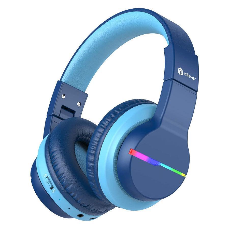 iClever Bluetooth Høretelefoner Til Børn, Blå