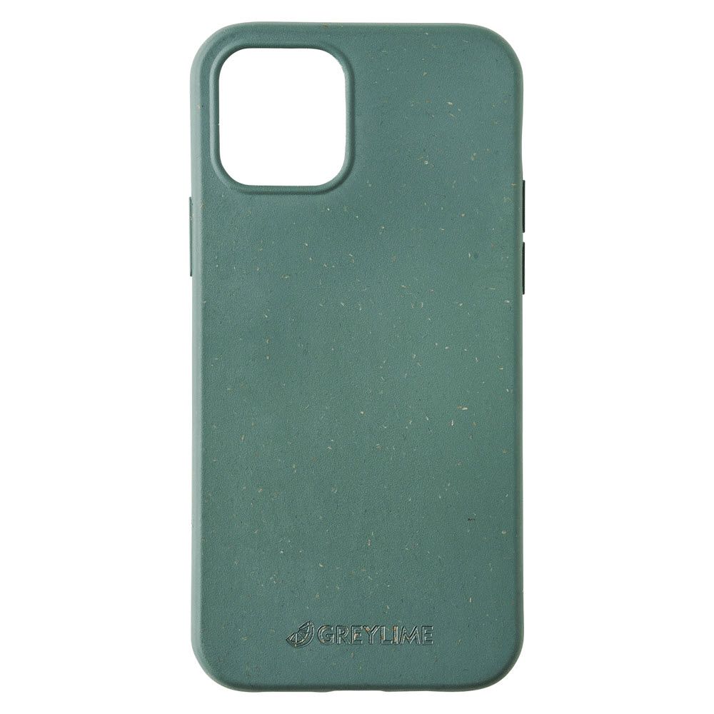Se GreyLime iPhone 12/12 Pro Biodegradable Cover, Dark Green hos Powerbanken.dk