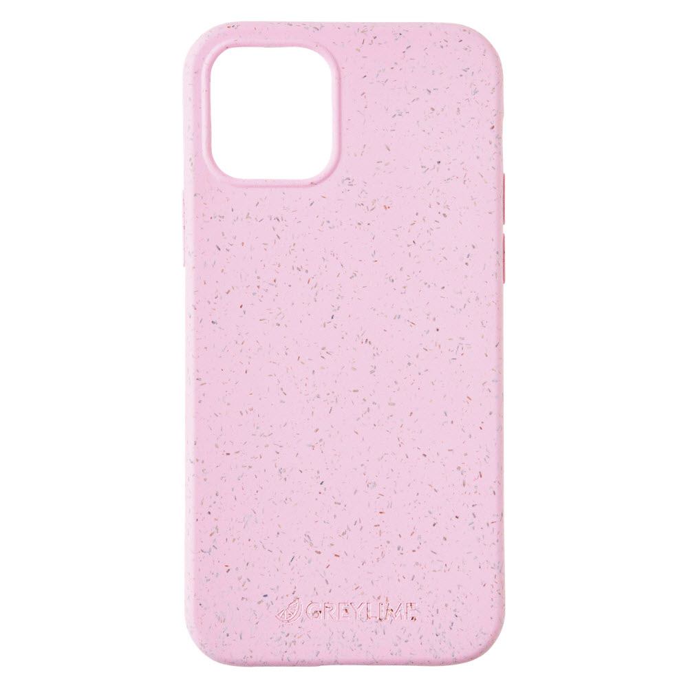Se GreyLime iPhone 12/12 Pro Biodegradable Cover, Pink hos Powerbanken.dk