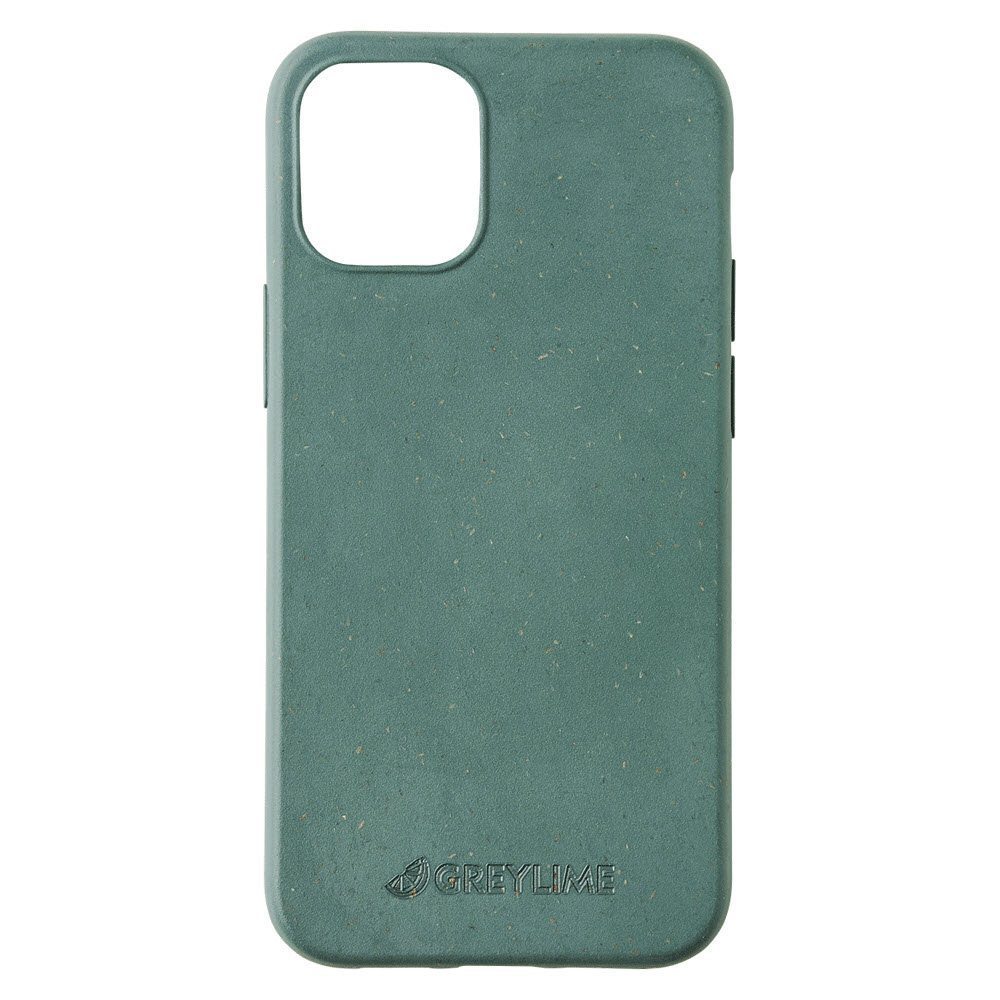 Se GreyLime iPhone 12 Mini Biodegradable Cover, Dark Green hos Powerbanken.dk