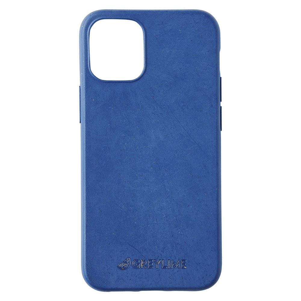 Se GreyLime iPhone 12 Mini Biodegradable Cover, Navy Blue hos Powerbanken.dk