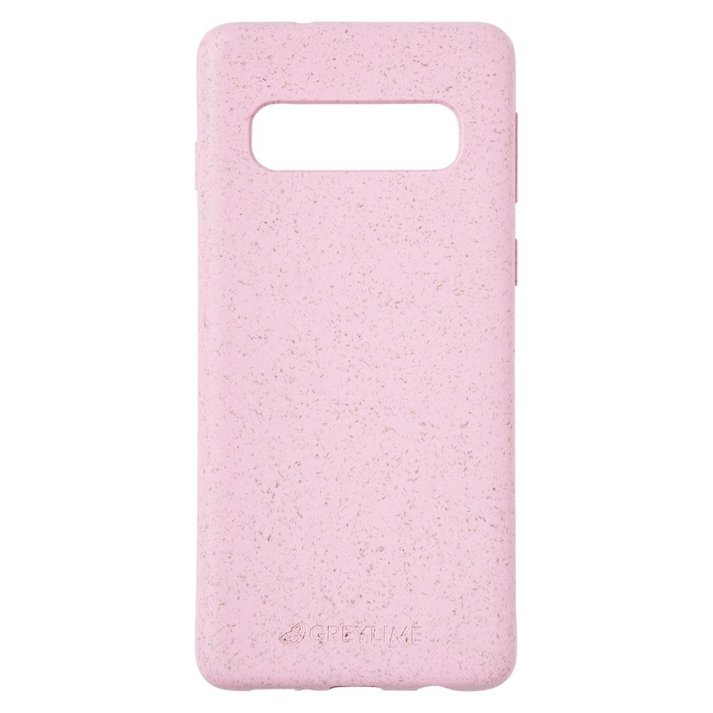 Se GreyLime Samsung Galaxy S10+ miljøvenligt cover, Pink hos Powerbanken.dk