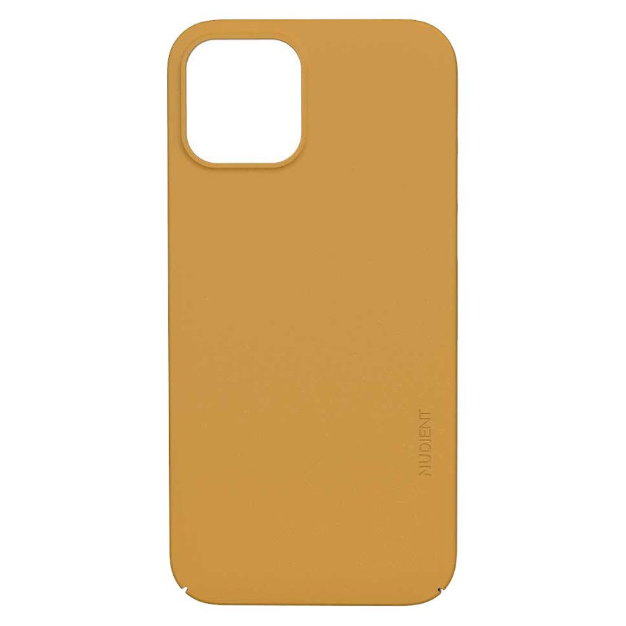 Se Nudient Thin Precise V3 iPhone 12/12 Pro Cover, Saffron Yellow hos Powerbanken.dk