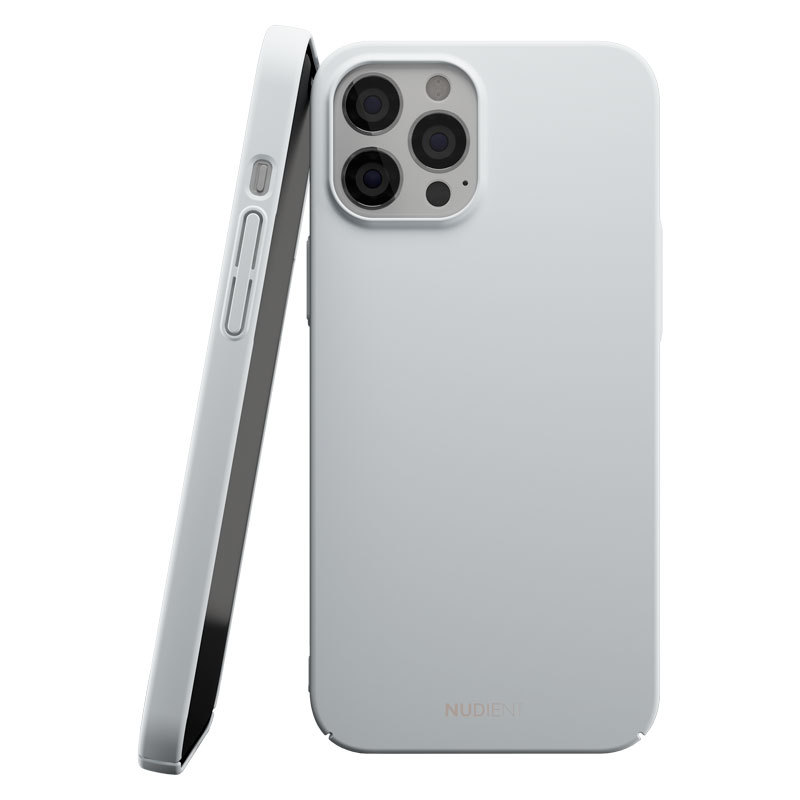 Se Nudient Thin V2 iPhone iPhone 12 Pro Max Cover, Pearl Grey hos Powerbanken.dk