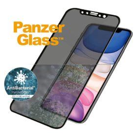 PanzerGlass iPhone XR/11 Privacy Skærmbeskyttelse, Sort Kant