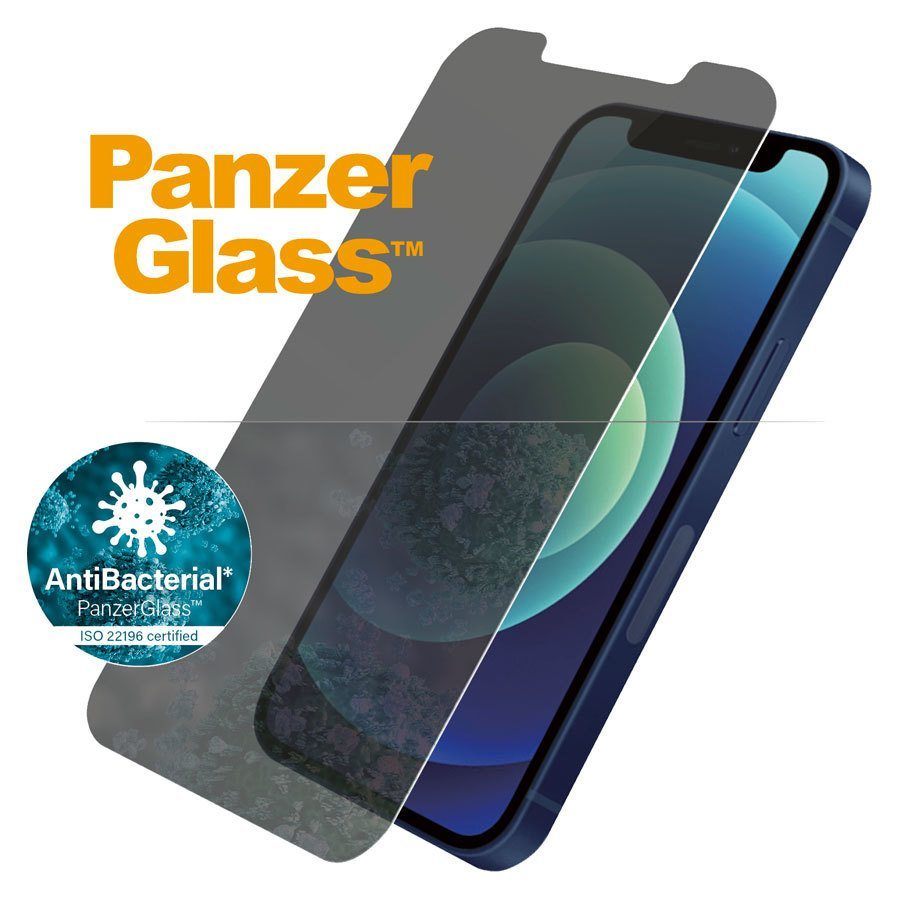 PanzerGlass iPhone 12 mini Privacy AntiBacterial Skærmbeskyttelse