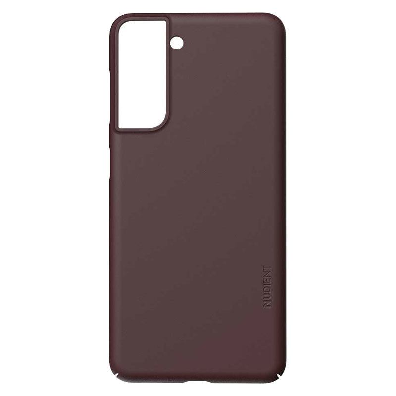 #3 - Nudient Thin Precise V3 Samsung Galaxy S21 Cover, Sangria Red