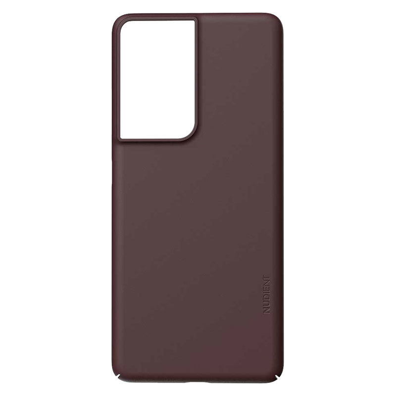 Se Nudient Thin Precise V3 Samsung Galaxy S21 Ultra Cover, Sangria Red hos Powerbanken.dk
