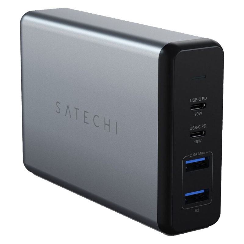 Satechi 108W USB Hub med 2xUSB-C PD og 2xUSB-A udgange