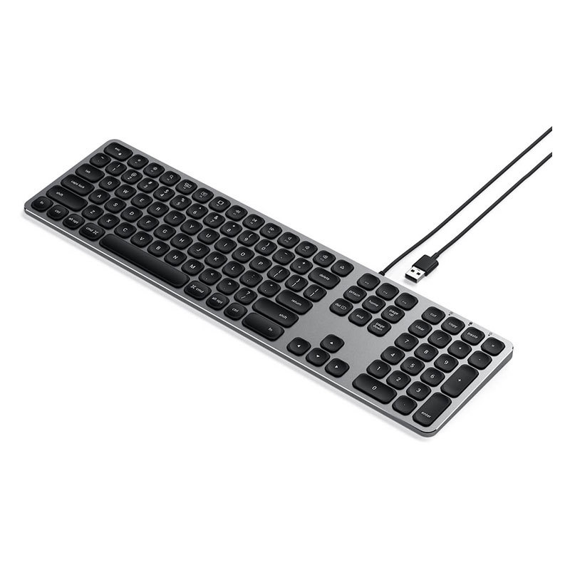 Satechi tastatur til og iMac med Æ, Ø og Å, Space Grey -