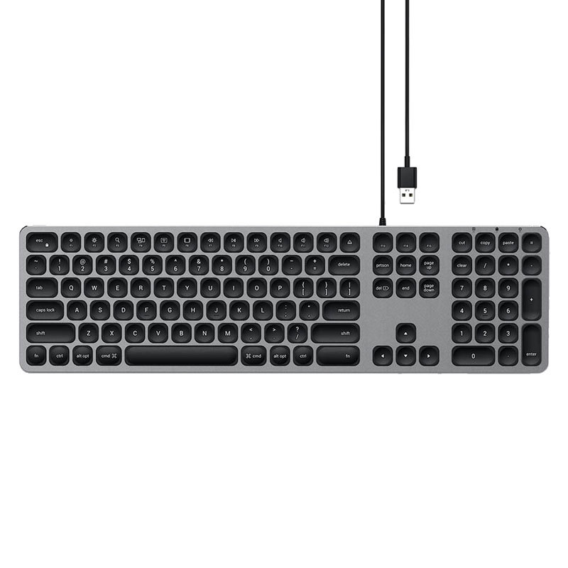 Billede af Satechi tastatur til MacBook og iMac med Æ, Ø og Å, Space Grey hos Powerbanken.dk