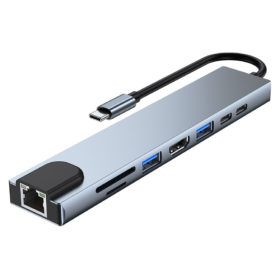 Lippa 8-in-1 87W USB-C PD 4K HDMI & Ethernet Hub