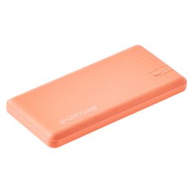 GreyLime OCEAN 10.000 mAh powerbank, 2 x USB-A output, Coral Red