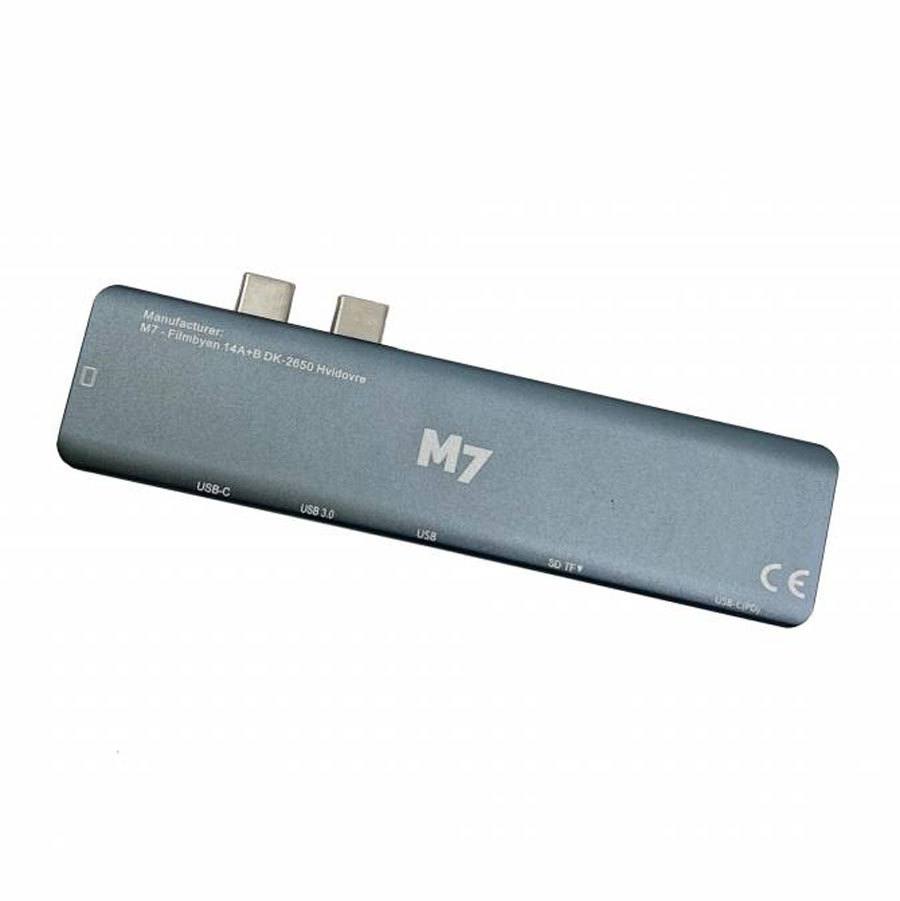 Billede af M7 USB-C HDMI Adapter 7 i 2 m. HDMI, USB, SD, USB-C