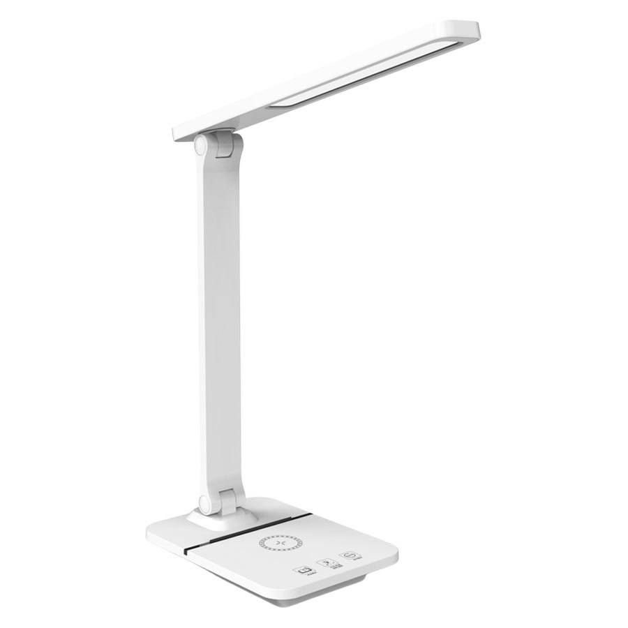 Lippa LED skrivebordslampe med trådløs opladning, Hvid