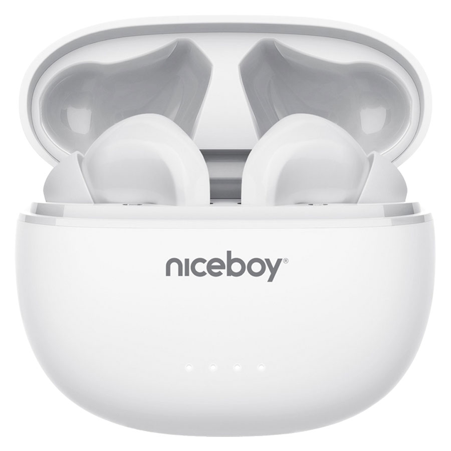 Niceboy HIVE Pins ANC 3 TWS Høretelefoner, Hvid