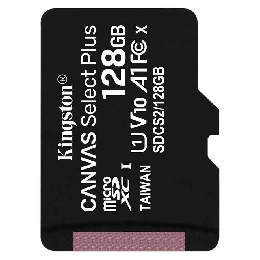 Billede af Kingston 128GB MicroSD Kort 100 Mb/S hos Powerbanken.dk