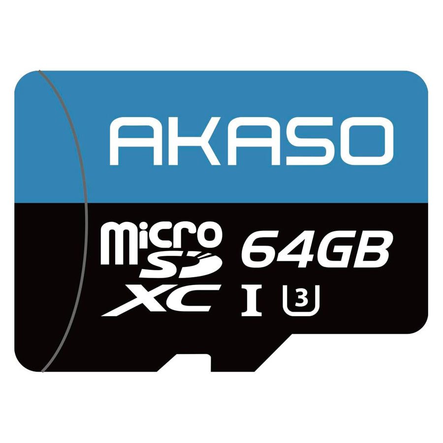 Billede af AKASO 64GB Micro-SD kort, 100MB/s, UHS-I C10, U3 hos Powerbanken.dk