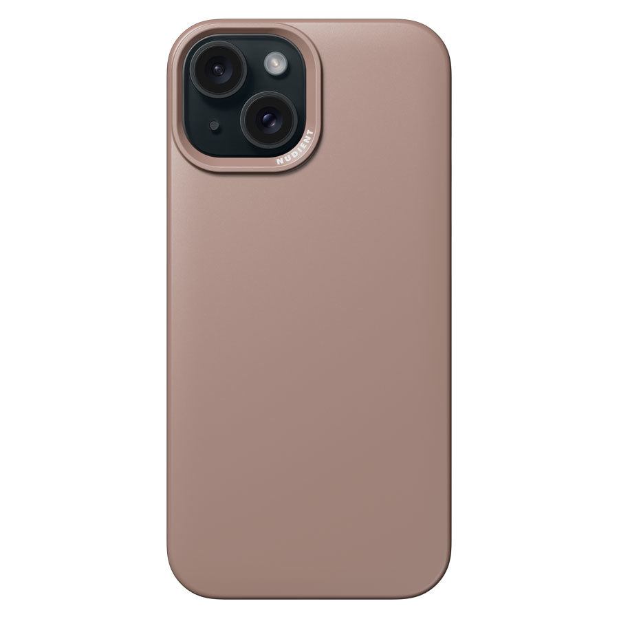 Billede af Nudient Thin iPhone 15 MagSafe mobilcover, Dusty Pink