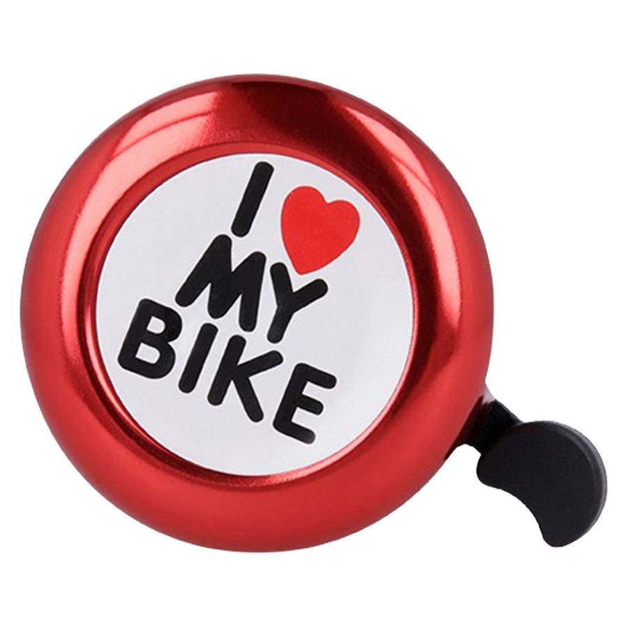 Billede af Forever "I Love My Bike" Ringeklokken Til Cykel, Rød hos Powerbanken.dk