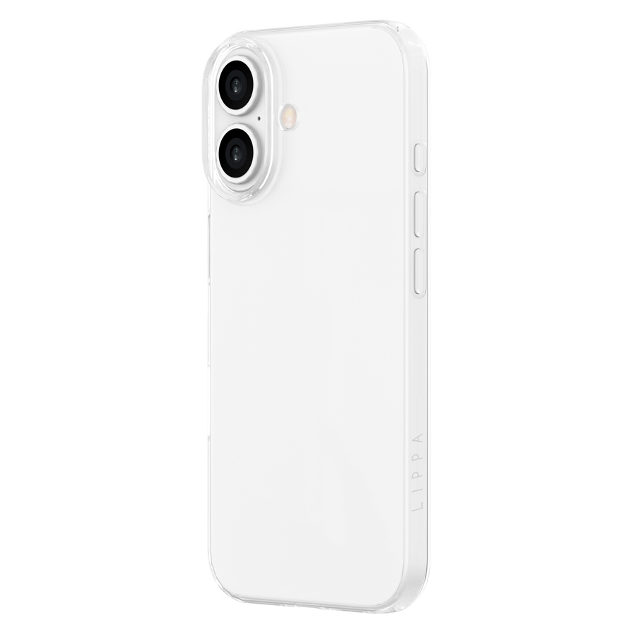 Lippa iPhone 16 Cover, 1 mm Slim TPU, Gennemsigtig